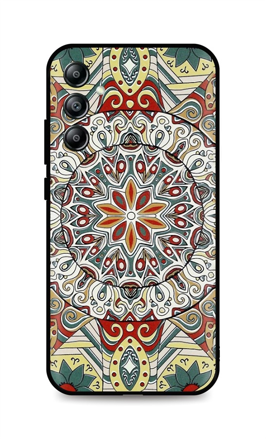 Zadní 3D kryt TopQ na mobil Samsung A14 5G Barevná mandala