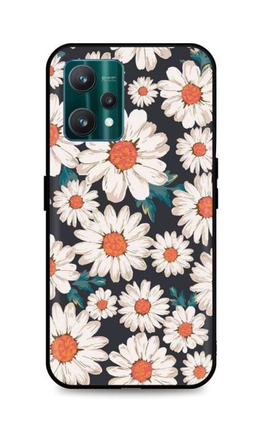 Zadní 3D silikonový kryt TopQ na mobil Realme 9 Pro Kopretiny