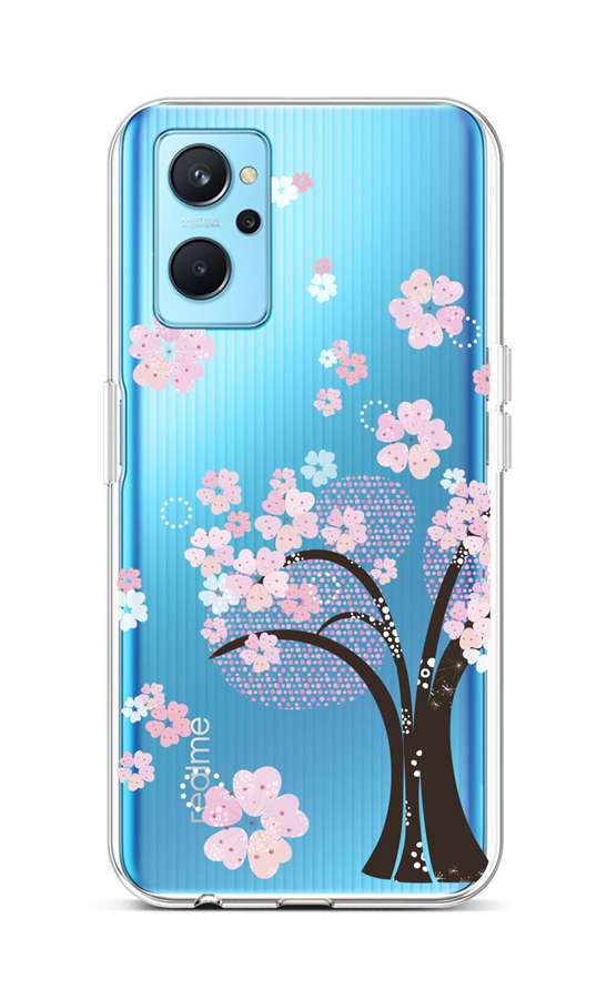 Zadní silikonový kryt TopQ na mobil Realme 9i Cherry Tree