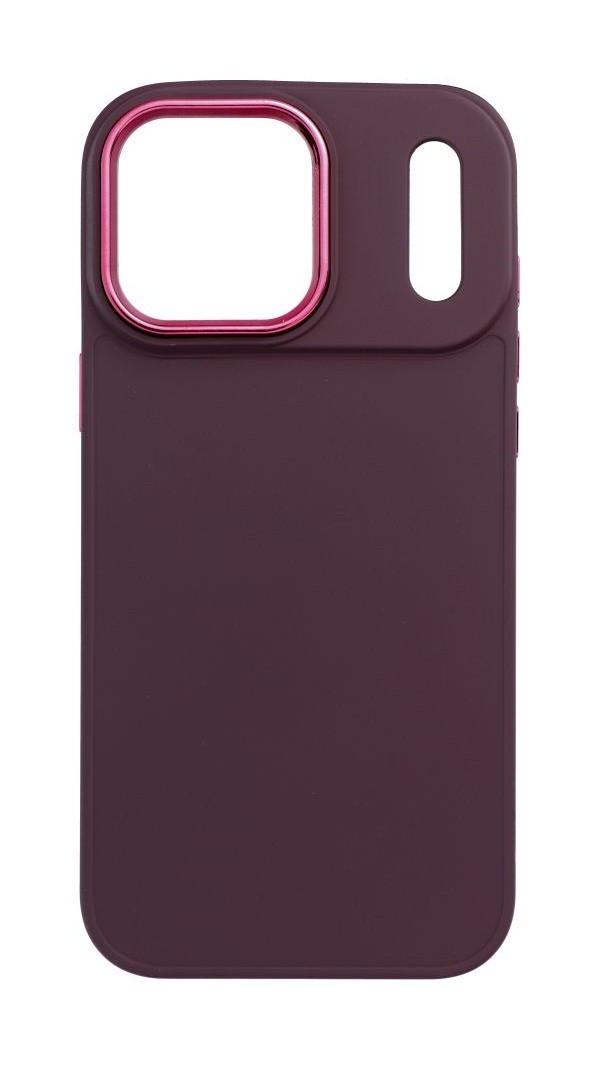 Zadní kryt TopQ Frame na mobil iPhone 17 Pro Max fialový