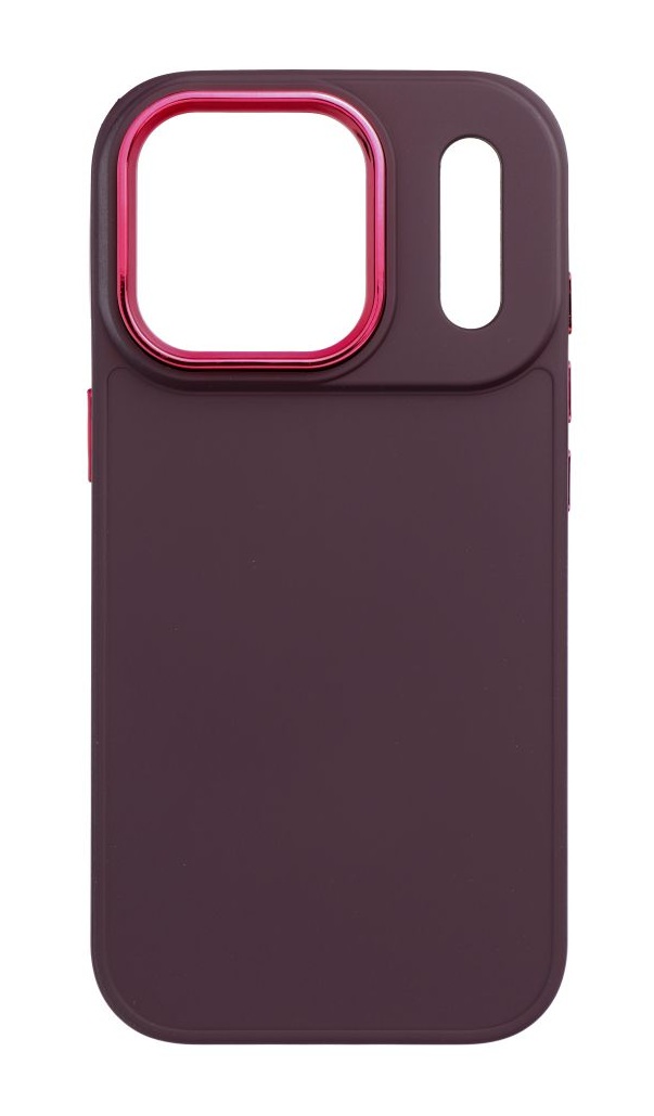 Zadní kryt TopQ Frame na mobil iPhone 17 Pro fialový