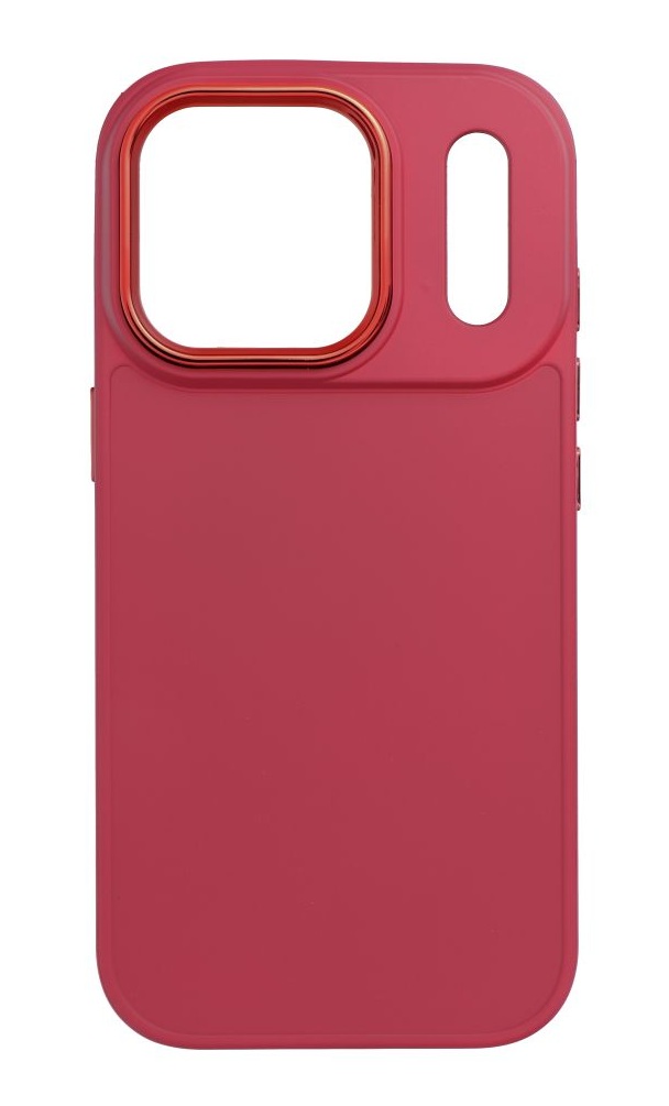 Zadní kryt TopQ Frame na mobil iPhone 17 Pro malinový