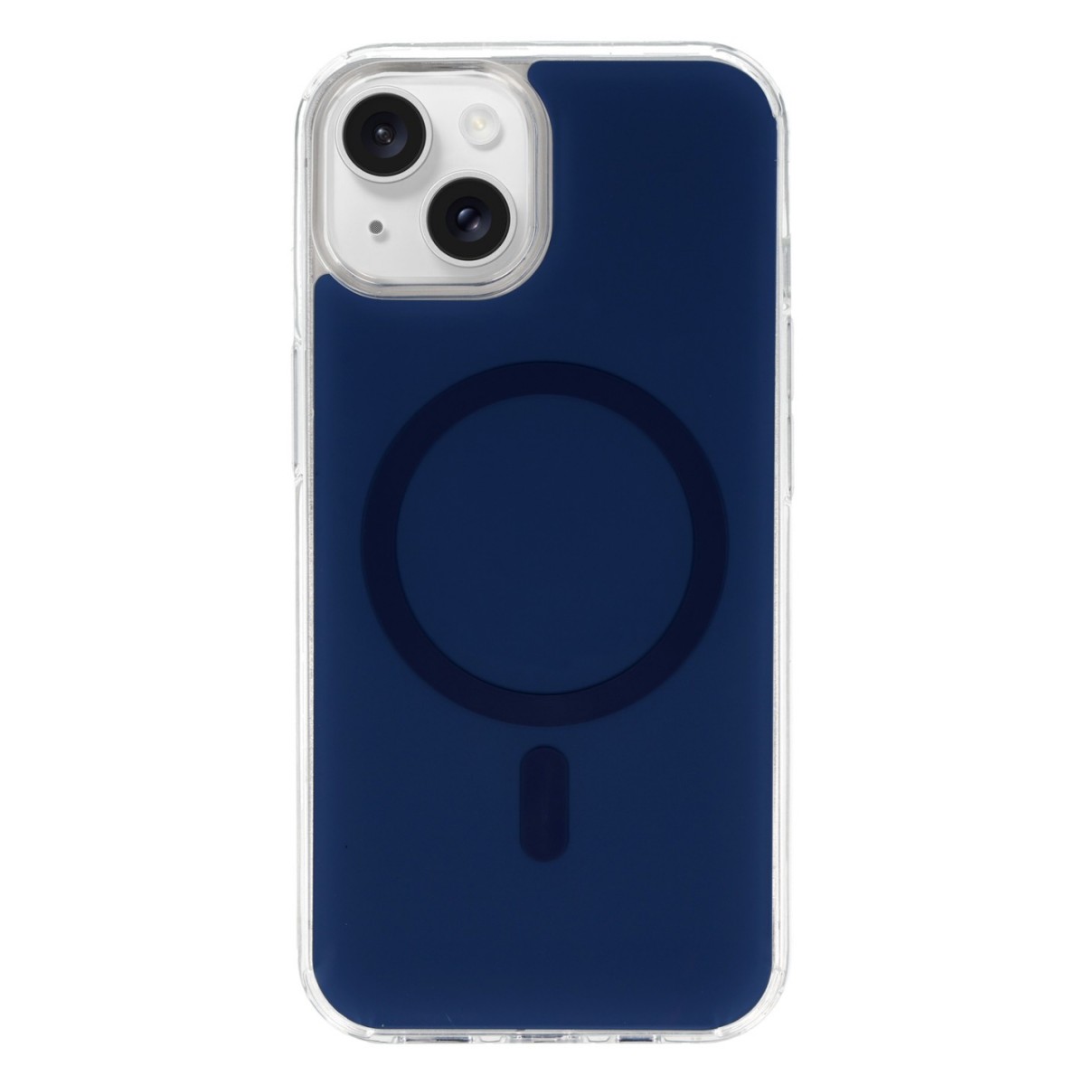 Ochranný kryt Glossy MagSafe pro iPhone 15 tmavě modrý