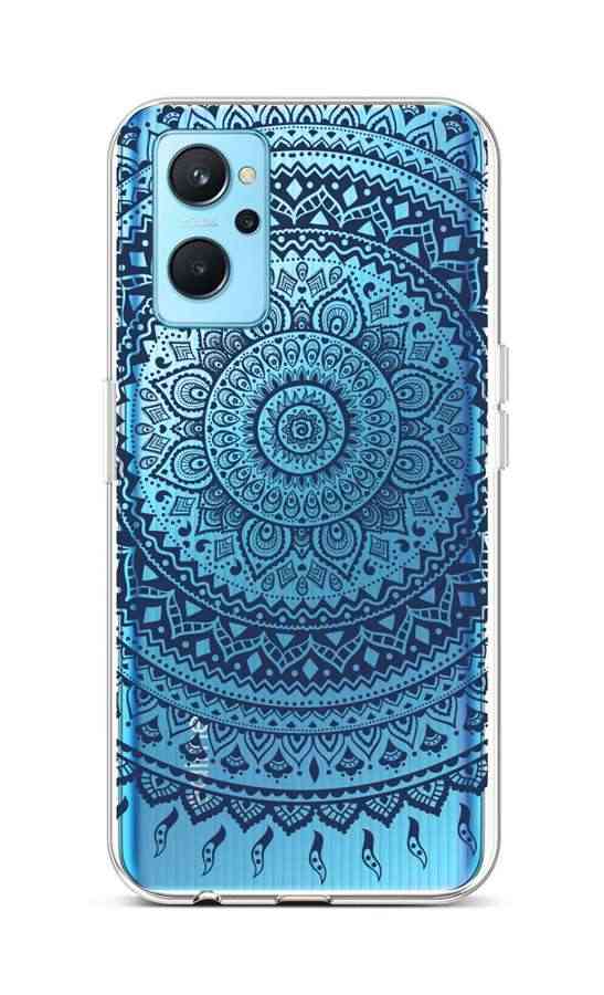 Zadní silikonový kryt TopQ na mobil Realme 9i Navy Mandala