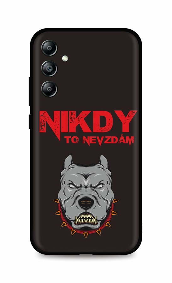 Zadní kryt TopQ DARK na mobil Samsung A14 5G Nikdy to nevzdám