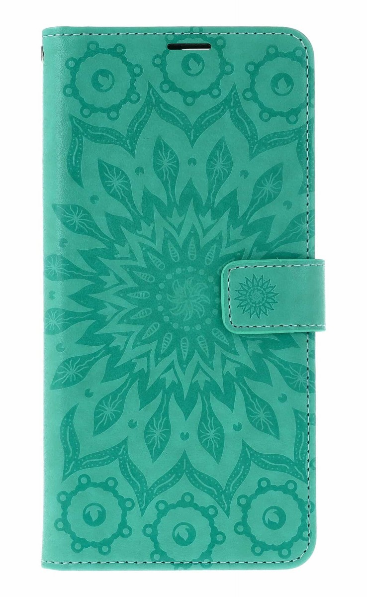 Knížkové pouzdro TopQ Mezzo na mobil Xiaomi Redmi 15C Mandala zelená