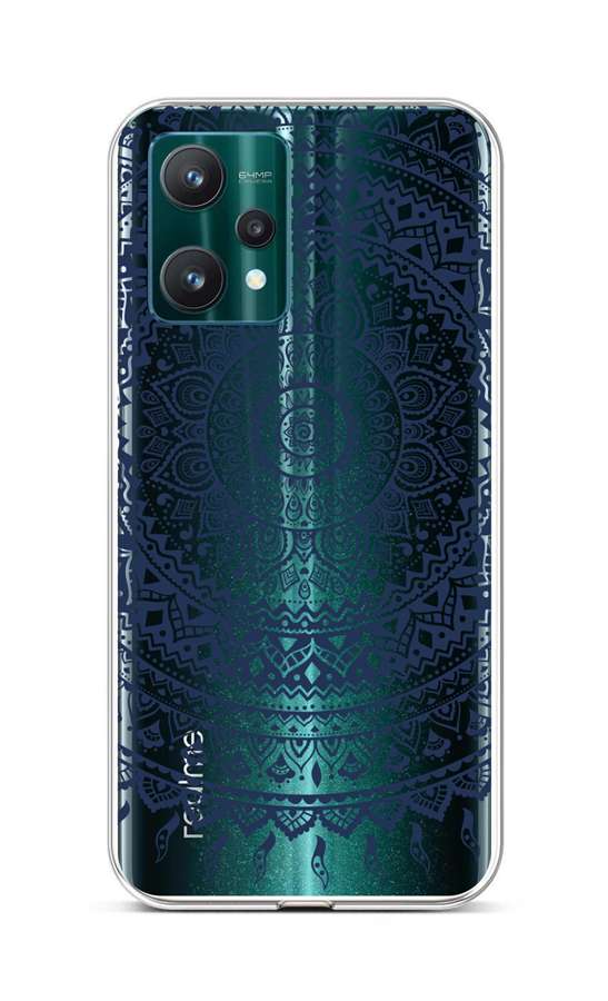 Zadní silikonový kryt TopQ na mobil Realme 9 Pro Navy Mandala