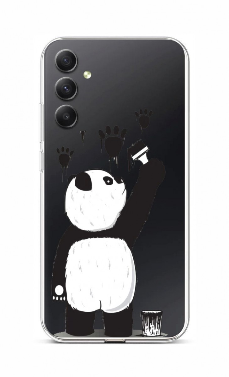 Zadní kryt TopQ na mobil Samsung A34 Rebel Panda
