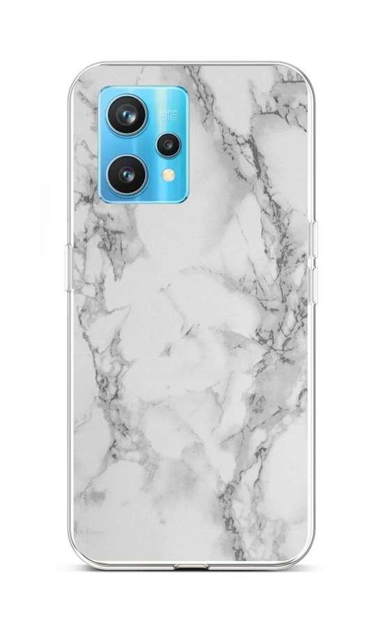 Zadní silikonový kryt TopQ STYLE na mobil Realme 9 Pro+ Mramor bílý