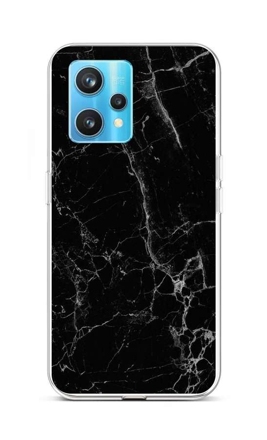 Zadní silikonový kryt TopQ STYLE na mobil Realme 9 Pro+ Mramor černý