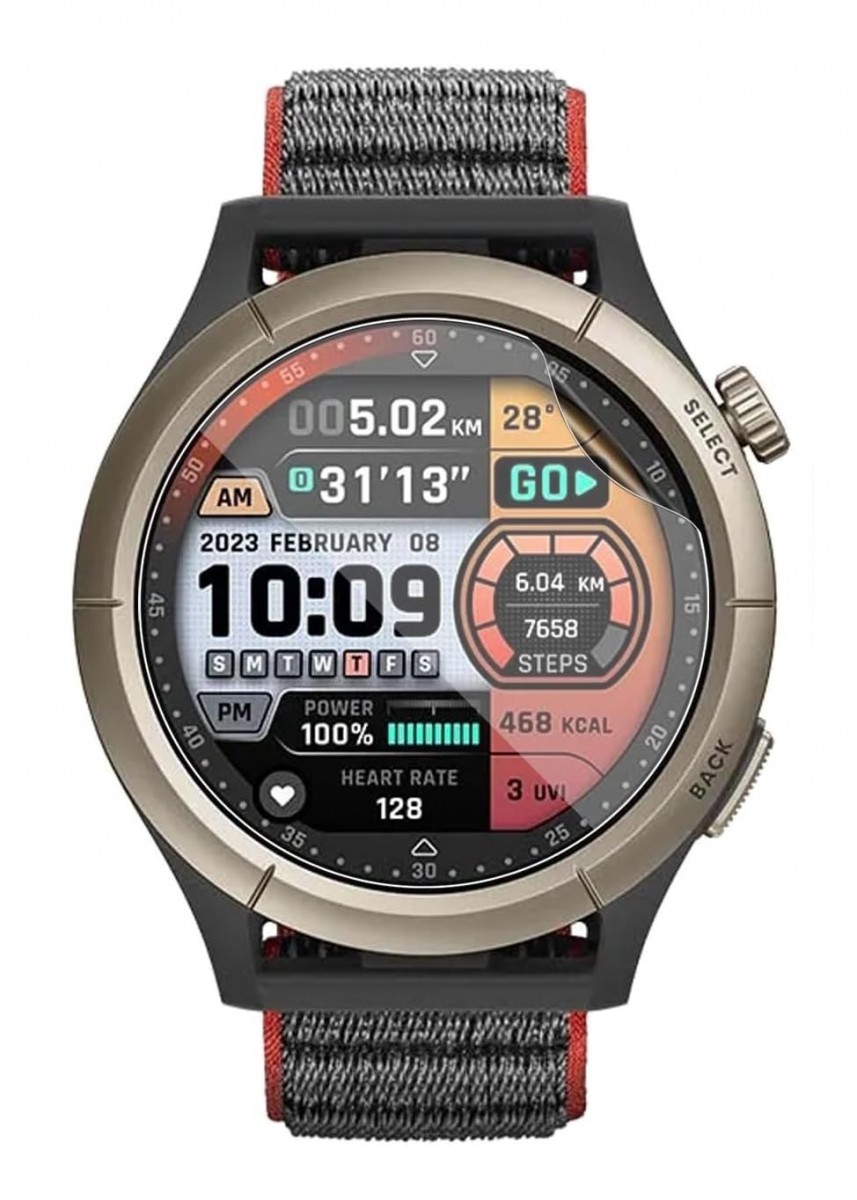 Ochranná fólie RedGlass na chytré hodinky Amazfit Cheetah Pro 6 ks