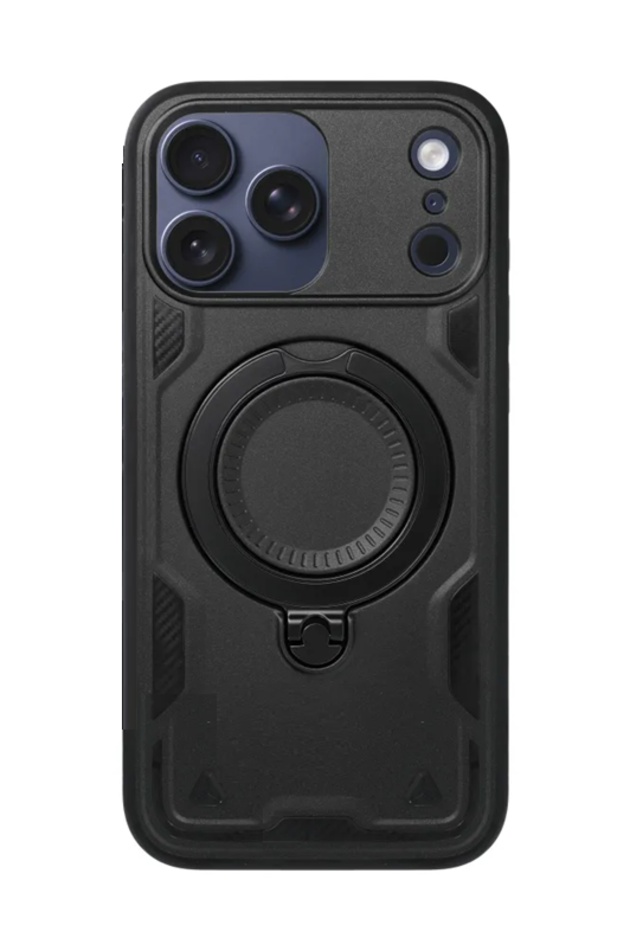 Ultra odolný zadní kryt TopQ Frost na iPhone 17 Pro Max černý