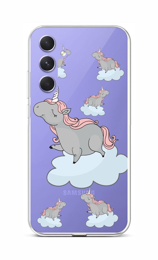 Zadní kryt TopQ na mobil Samsung A54 5G Grey Unicorns