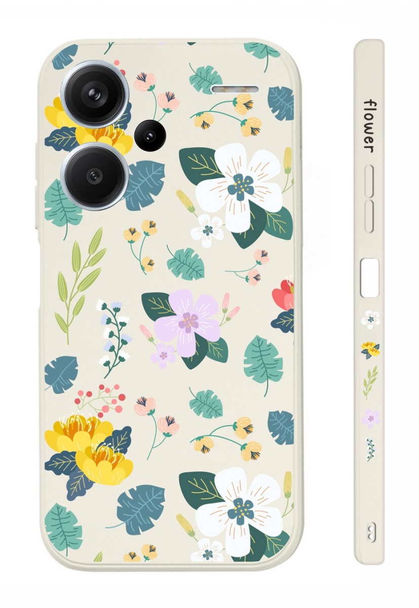 Zadní kryt TopQ Design na mobil Xiaomi Redmi Note 13 Pro+ 5G Jarní kvítí