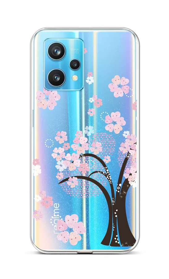 Zadní silikonový kryt TopQ na mobil Realme 9 Pro+ Cherry Tree
