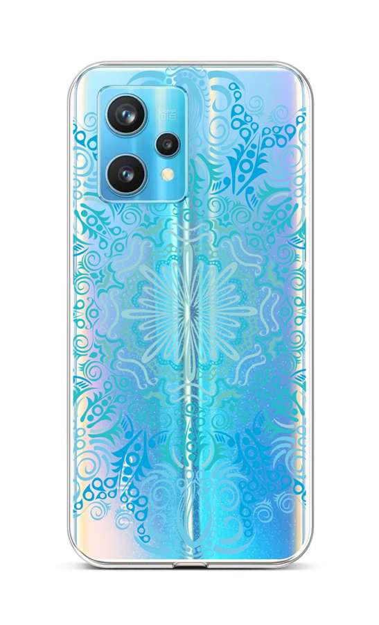 Zadní silikonový kryt TopQ na mobil Realme 9 Pro+ Blue Mandala