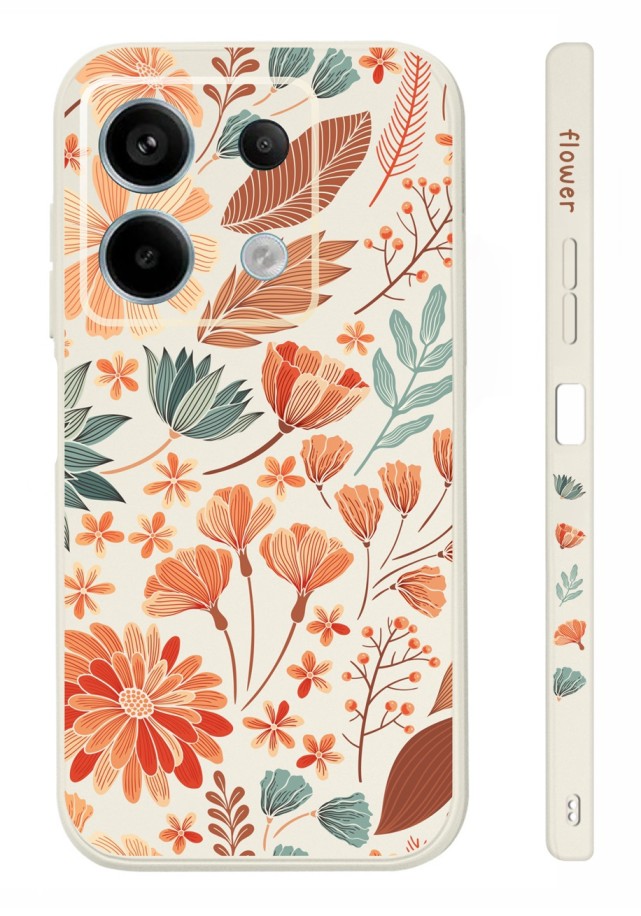 Zadní kryt TopQ Design na mobil Xiaomi Redmi Note 13 Pro 5G Luční kvítí