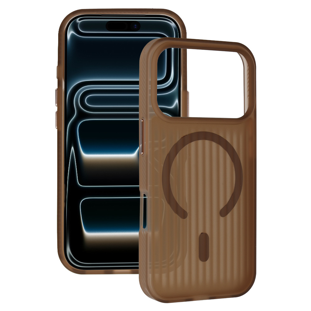 Kryt Tel Protect Twist MagSafe pro Apple iPhone 17 Pro kávově hnědý