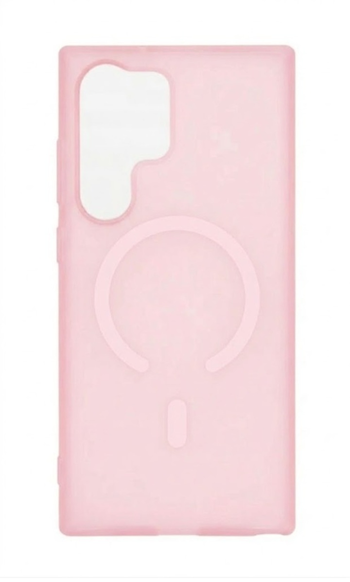 Kryt Tel Protect Mist Matte MagSafe pro Samsung Galaxy S25 Ultra světle růžový