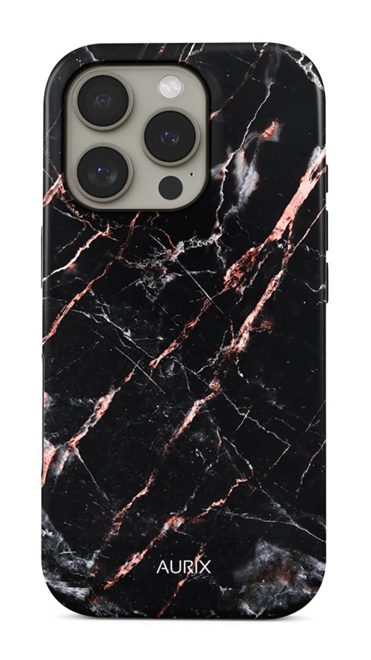 Luxusní kryt AURIX MagSafe iPhone 16 Pro Euphoria Marble