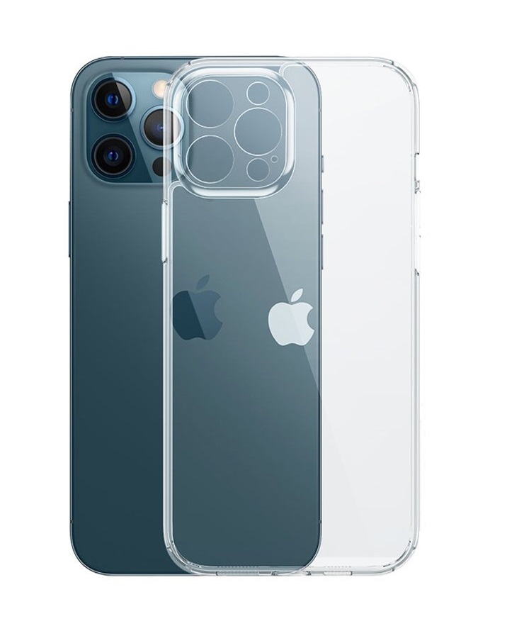 Zadní kryt TopQ Box Premium na mobil iPhone 12 Pro průhledný