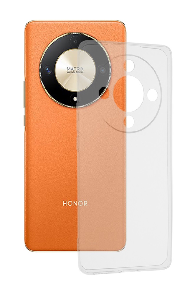 Zadní kryt Techsuit Clear na mobil Honor Magic6 Lite 5G průhledný