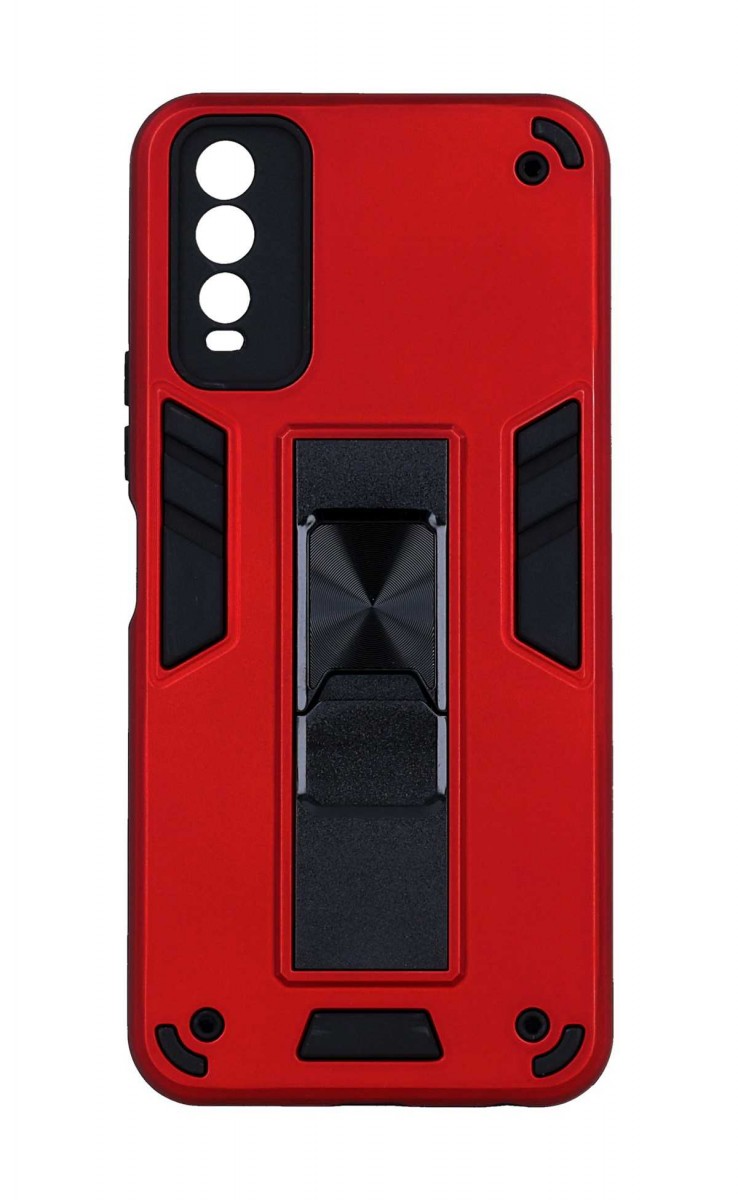 Zadní ultra odolný kryt TopQ Armor na mobil Vivo Y11s červený