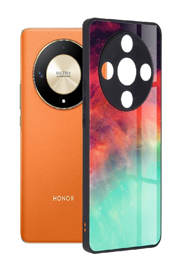 Zadní pevný kryt Techsuit Glaze na mobil Honor Magic6 Lite 5G Fiery Ocean
