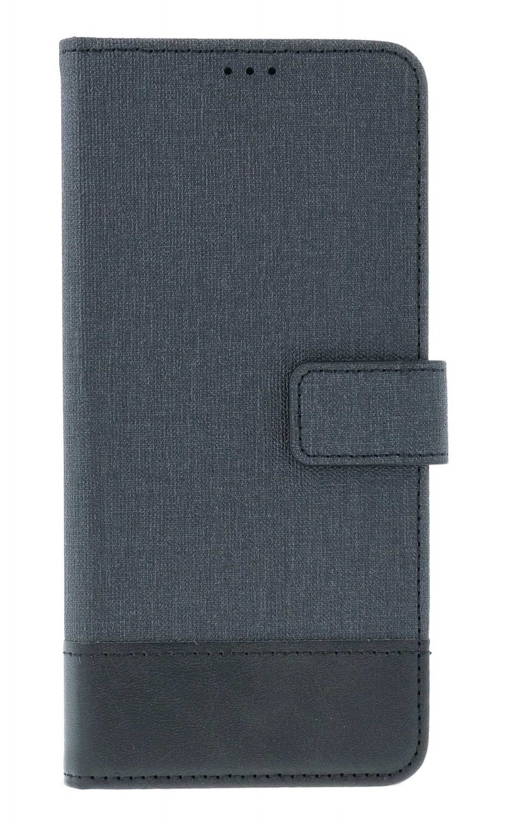 Knížkové pouzdro TopQ GOMMA na mobil Xiaomi Redmi 14C černé