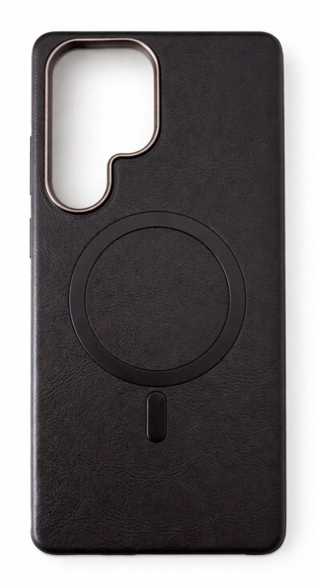 Zadní pevný kryt TopQ Gentleman Magnetic na mobil Samsung S25 Ultra černý