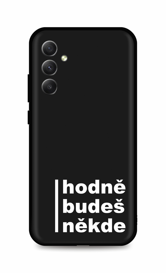 Zadní kryt TopQ DARK na mobil Samsung A34 Hodně budeš někde