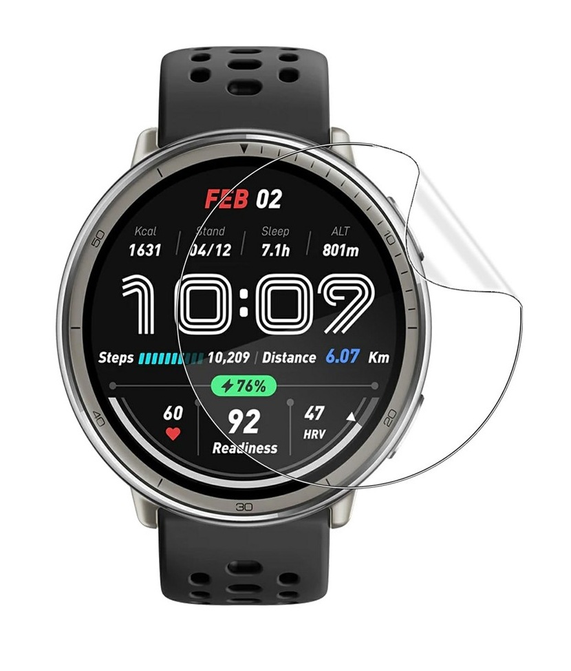 Ochranná fólie RedGlass na chytré hodinky Amazfit Active 2 6 ks