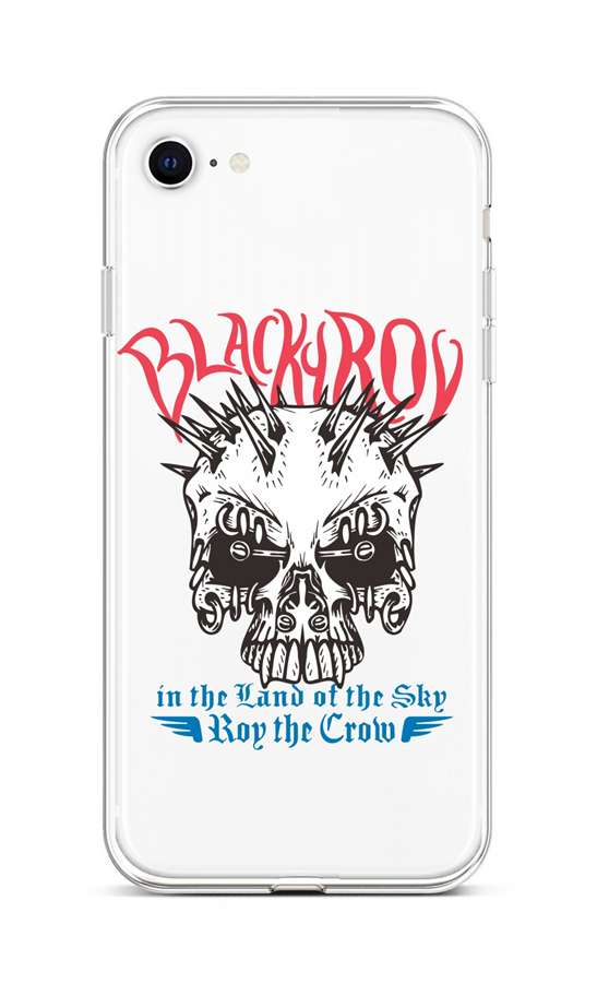 Zadní silikonový kryt TopQ na mobil iPhone SE 2022 Black Roy