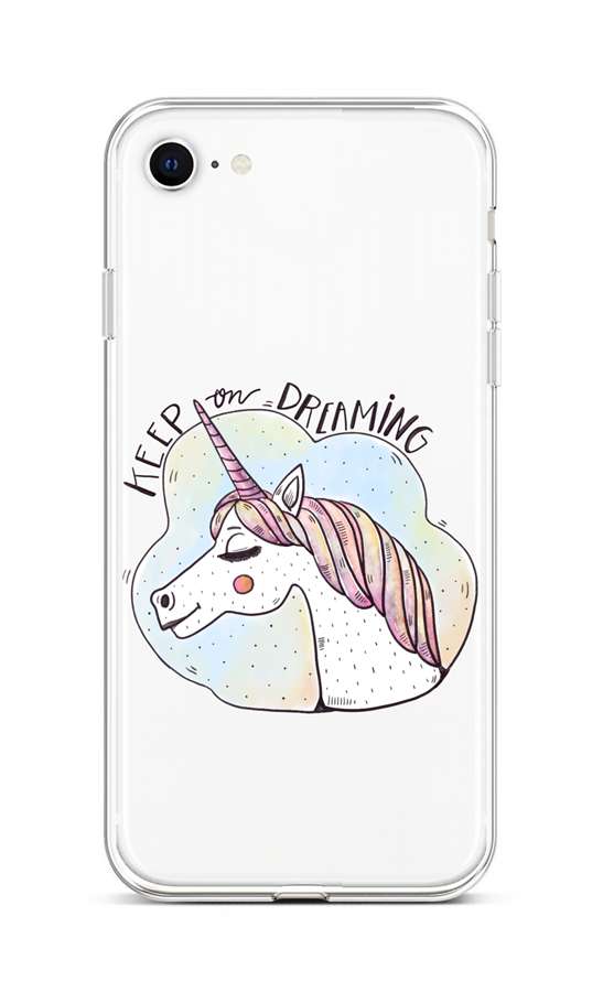 Zadní silikonový kryt TopQ na mobil iPhone SE 2022 Dreaming