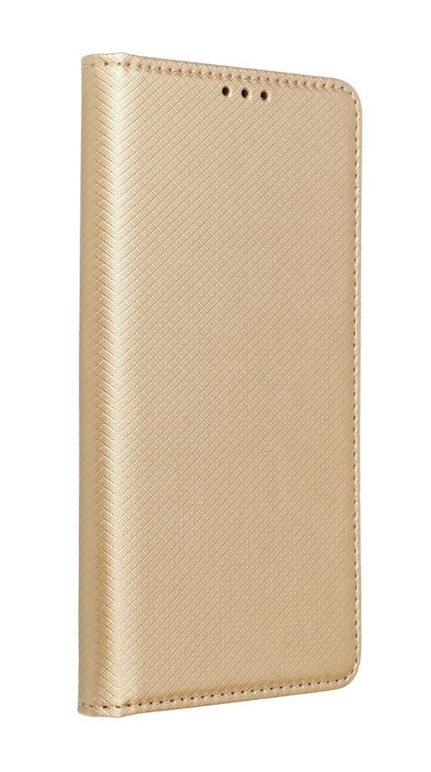Knížkové pouzdro TopQ Smart Magnet na mobil Xiaomi Redmi 15C zlaté