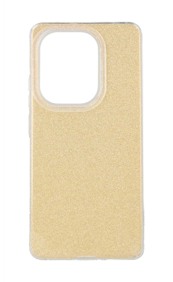 Zadní pevný kryt TopQ na mobil Xiaomi Redmi 15C glitter zlatý