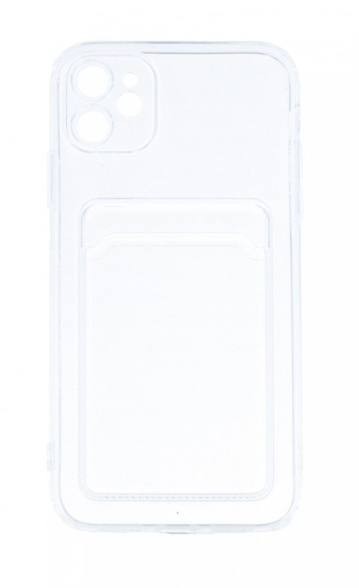 Zadní kryt TopQ Pocket na mobil iPhone 11 průhledný