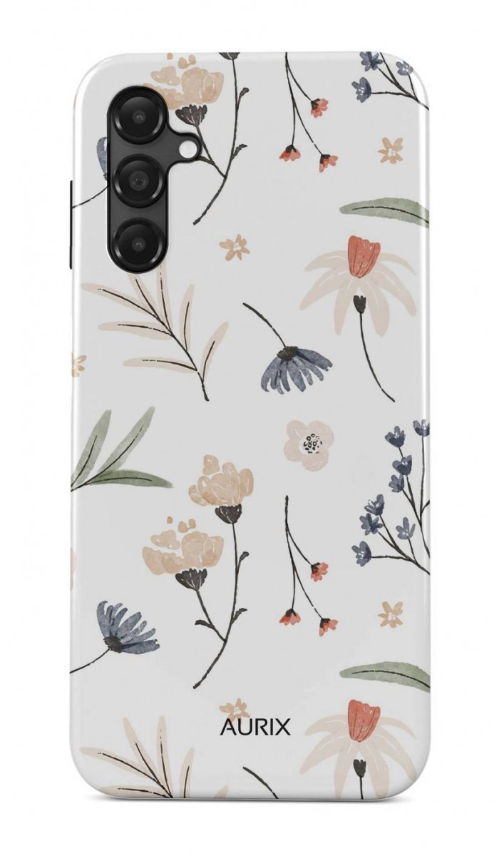 Luxusní kryt AURIX Samsung A15 Floral Fantasy