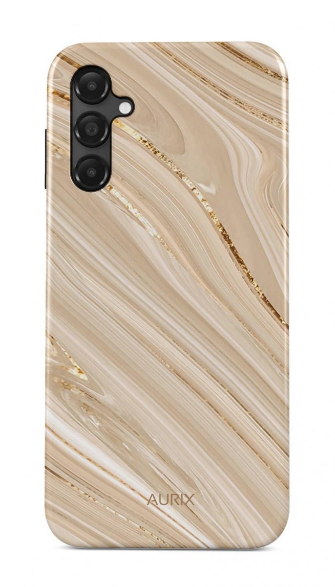 Luxusní kryt AURIX Samsung A15 Golden Sands