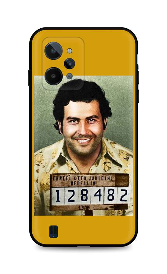Zadní silikonový kryt TopQ DARK na mobil Realme C31 Pablo Escobar