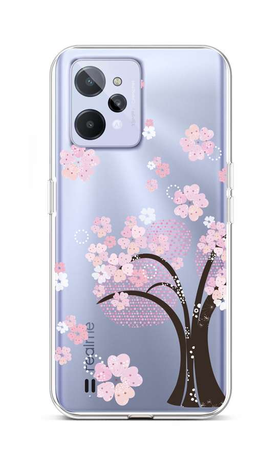 Zadní silikonový kryt TopQ na mobil Realme C31 Cherry Tree