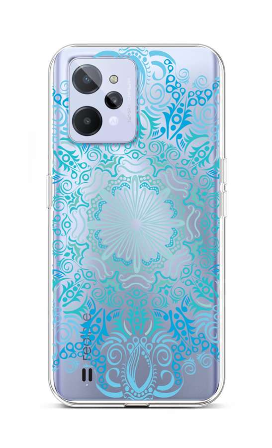 Zadní silikonový kryt TopQ na mobil Realme C31 Blue Mandala