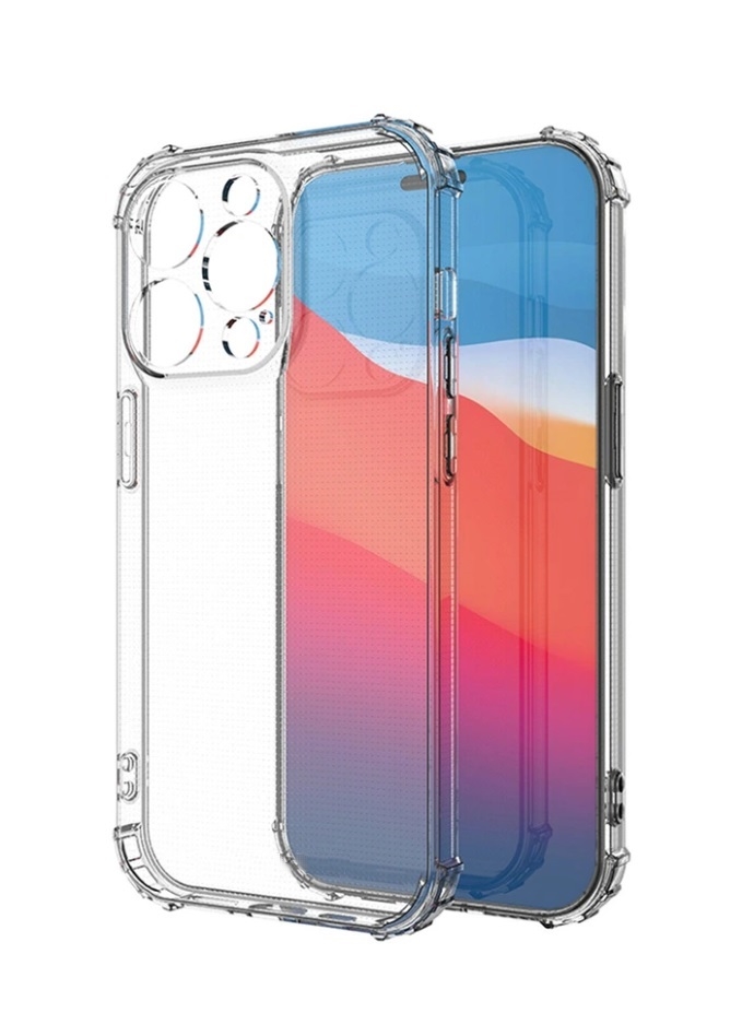 Zadní kryt TopQ Antishock na iPhone 14 Pro průhledný