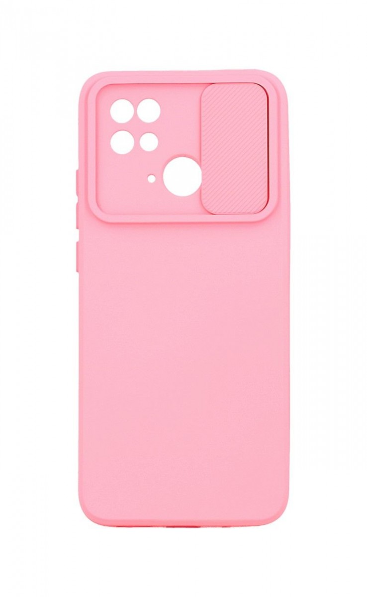 Zadní kryt TopQ Camshield Soft na mobil Xiaomi Redmi 10C světle růžový