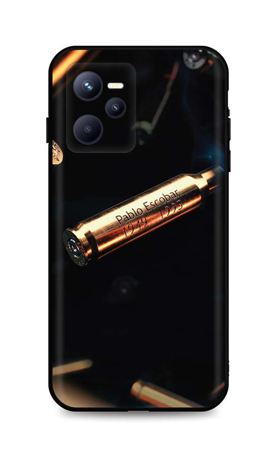 Zadní kryt TopQ DARK na mobil Realme C35 Pablo Escobar Bullet