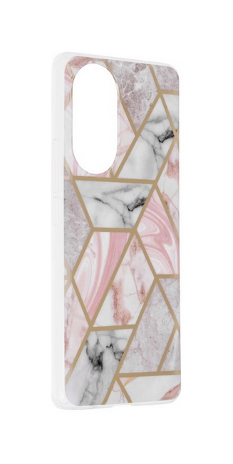 Zadní pevný kryt Techsuit na mobil Honor 50 5G Marble Pink Hex