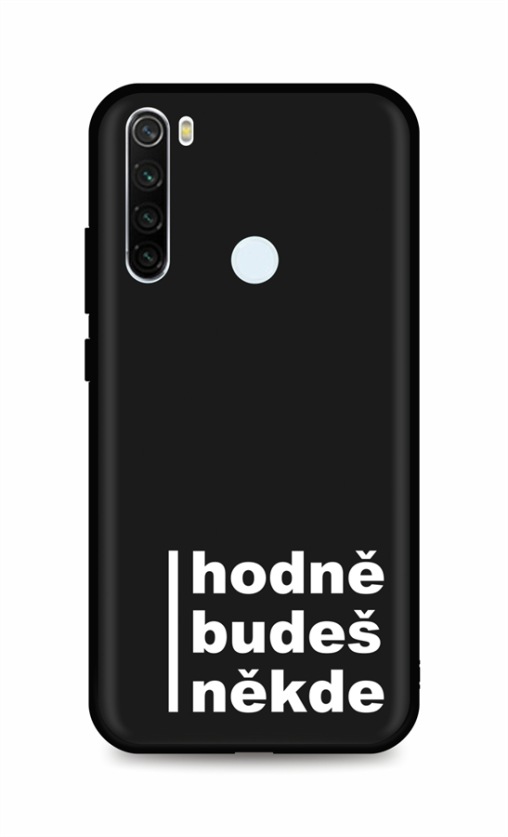 Zadní silikonový kryt DARK na mobil Xiaomi Redmi Note 8T Hodně budeš někde