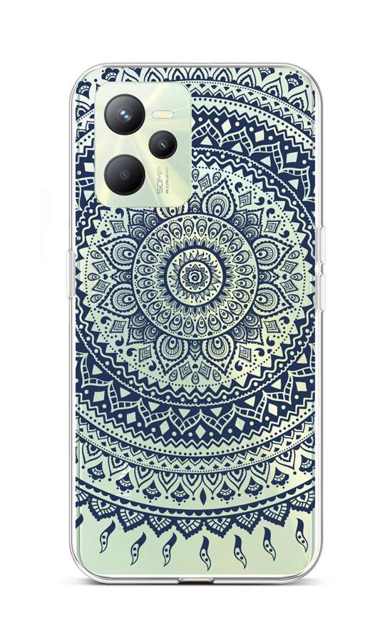 Zadní kryt TopQ na mobil Realme C35 Navy Mandala