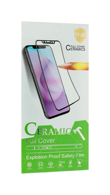 Ochranná fólie na displej Ceramic na mobil iPhone 14 Plus Full Cover černá