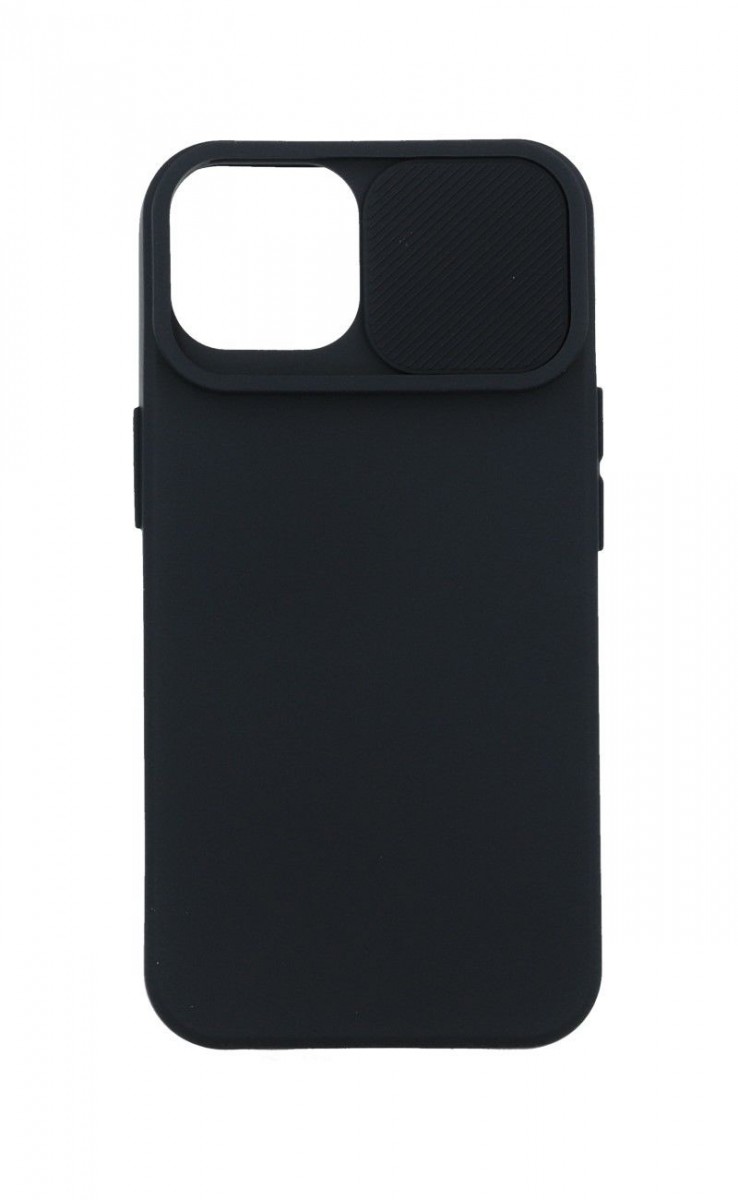 Zadní kryt TopQ Camshield Soft na mobil iPhone 14 černý